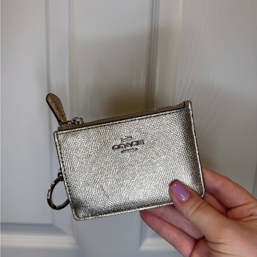 Coach Metallic Card Holder